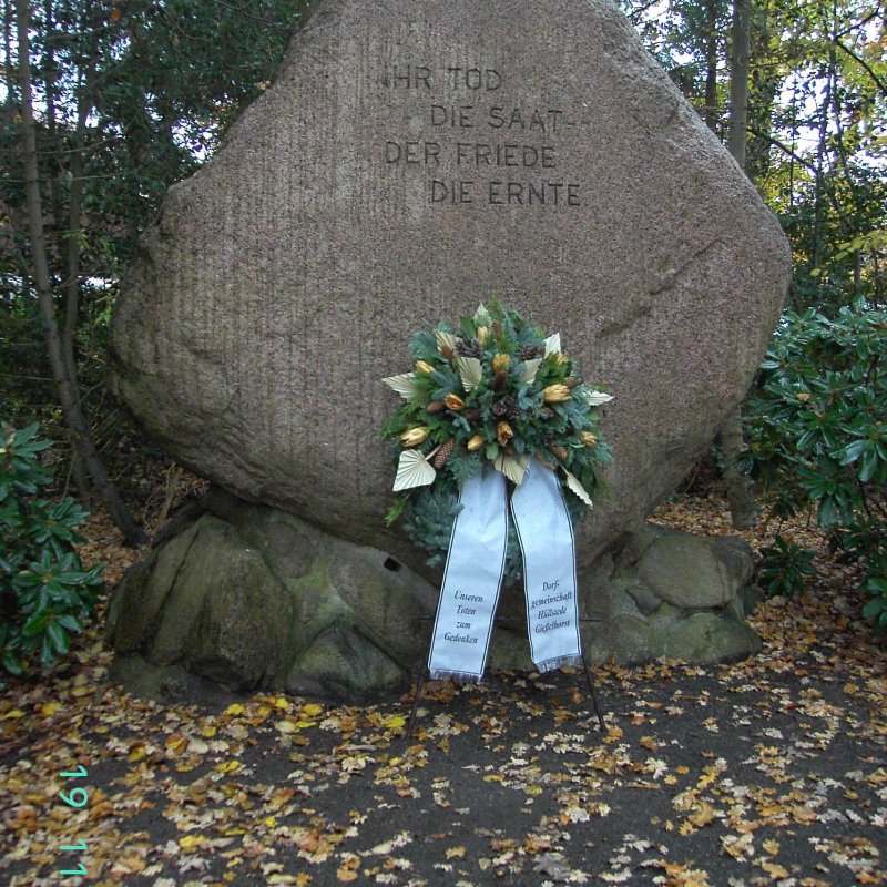 Gedenkstein - Dielenweg